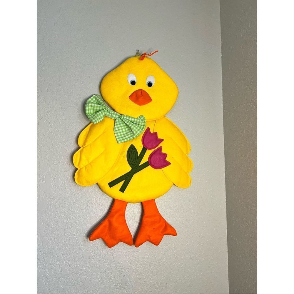 Spring Easter chick padded windsock